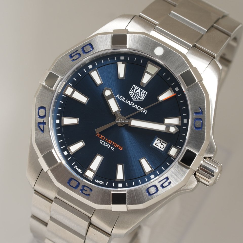  Shop Authentic Tag Heuer Aquaracer Blue Dial Watch for Men - WBD1112.BA0928 - Luxxuri
