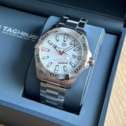  Shop Authentic Tag Heuer Aquaracer White Dial Watch for Men - WAY2013.BA0927 - Luxxuri