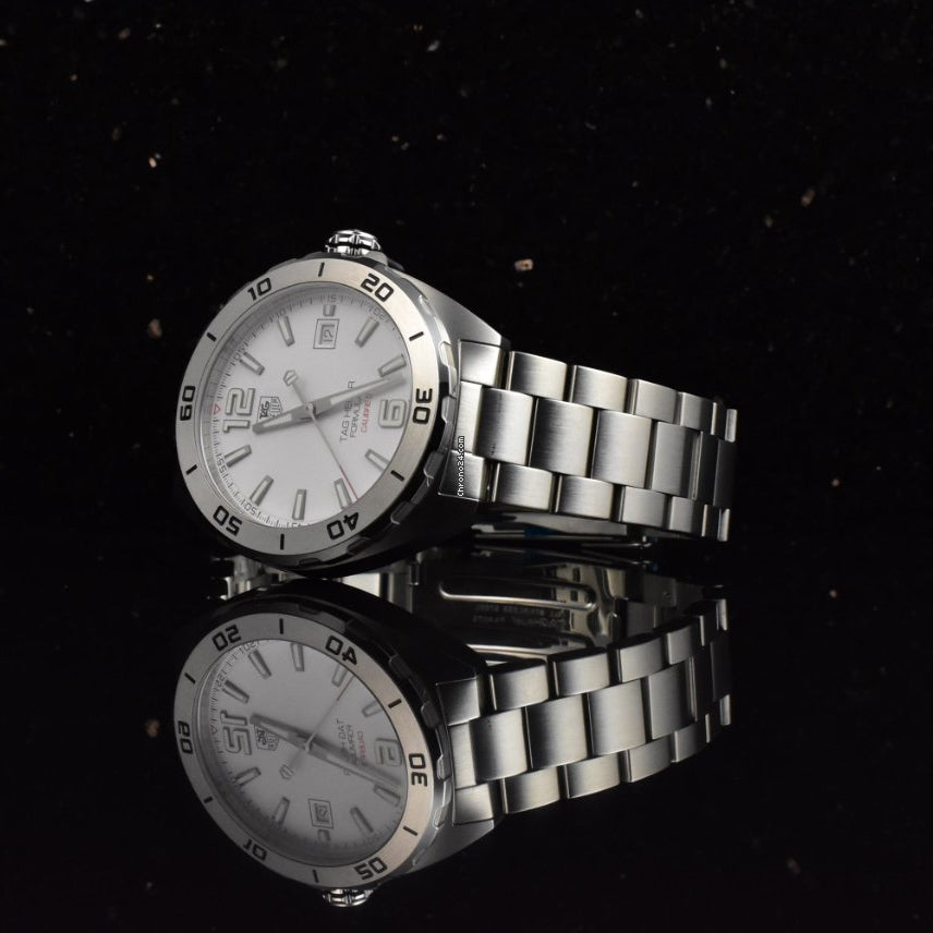  Shop Authentic Tag Heuer Formula 1 White Dial Watch for Men - WAZ2114.BA0875 - Luxxuri