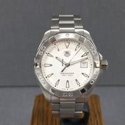  Shop Authentic Tag Heuer Aquaracer White Dial Watch for Men - WAY1111.BA0928 - Luxxuri