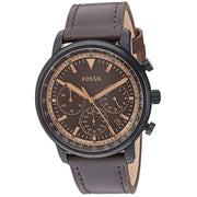  Shop Authentic Fossil Goodwin Chronograph Brown Dial Brown Leather Strap Watch for Men - FS5529 - Luxxuri