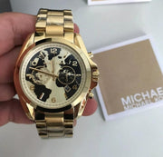  Shop Authentic Michael Kors Bradshaw Stop Hunger Black Gold Dial Gold Steel Strap Watch for Women - MK6272 - Luxxuri