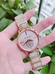  Shop Authentic Michael Kors Portia Quartz Rose Gold Dial Rose Gold Steel Strap Watch For Women - MK3678 - Luxxuri