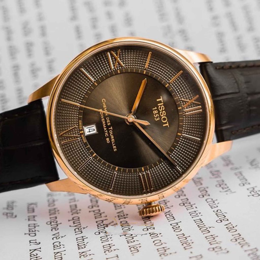  Shop Authentic Tissot Chemin des Tourelles Powermatic 80 Brown Dial Brown Leather Strap Watch for Men - T099.407.36.448.00 - Luxxuri