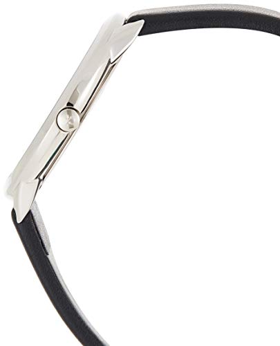  Shop Authentic Calvin Klein Minimal Black Dial Black Leather Strap Watch for Men - K3M211C3 - Luxxuri