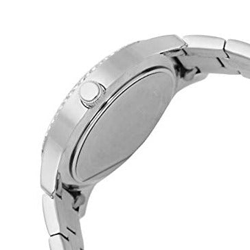  Shop Authentic Guess Bedazzle Diamonds Silver Dial Silver Steel Strap Watch For Women - W1097L1 - Luxxuri