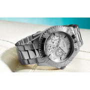 Shop Authentic Guess BFF Multifunction Silver Dial Silver Steel Strap Watch for Women - W0231L1 - Luxxuri