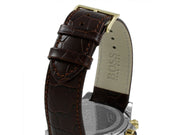  Shop Authentic Hugo Boss Ikon White Dial Brown Leather Strap Watch for Men - 1513174 - Luxxuri