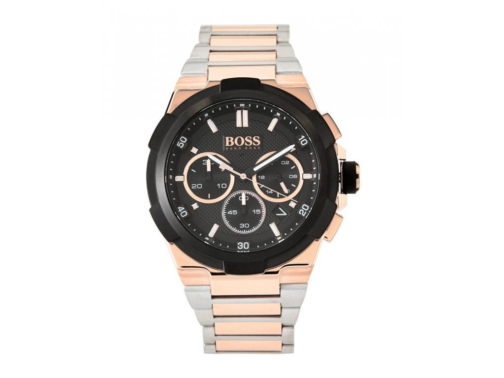  Shop Authentic Hugo Boss Supernova Black Dial Two Tone Steel Strap Watch for Men - 1513358 - Luxxuri