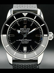  Shop Authentic Breitling Superocean Heritage B20 Automatic 42 Black Dial Silver Mesh Bracelet Watch for Men - AB2010121B1A1 - Luxxuri