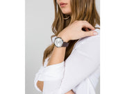  Shop Authentic Calvin Klein Minimal Silver Dial Brown Leather Strap Watch for Men - K3M221G6 - Luxxuri