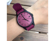  Shop Authentic Calvin Klein Tone Maroon Dial Maroon NATO Strap Watch for Men - K7K514UP - Luxxuri