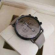 Shop Authentic Emporio Armani Aviator Chronograph Quartz Grey Dial Beige Leather Strap Watch For Men - AR11107 - Luxxuri