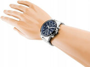  Shop Authentic Hugo Boss Rafale Quartz Blue Dial Silver Steel Strap Watch for Men - 1513510 - Luxxuri