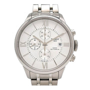  Shop Authentic Tissot Chemin des Tourelles Automatic Chronograph White Dial Silver Steel Strap Watch for Men - T099.427.11.038.00 - Luxxuri