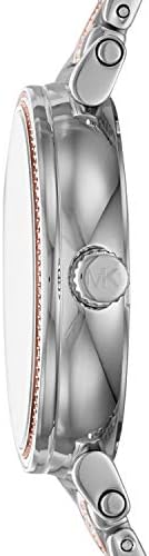  Shop Authentic Michael Kors Sofie Crystals Glitz Rose Gold Dial Two Tone Steel Strap Watch For Women - MK4446 - Luxxuri