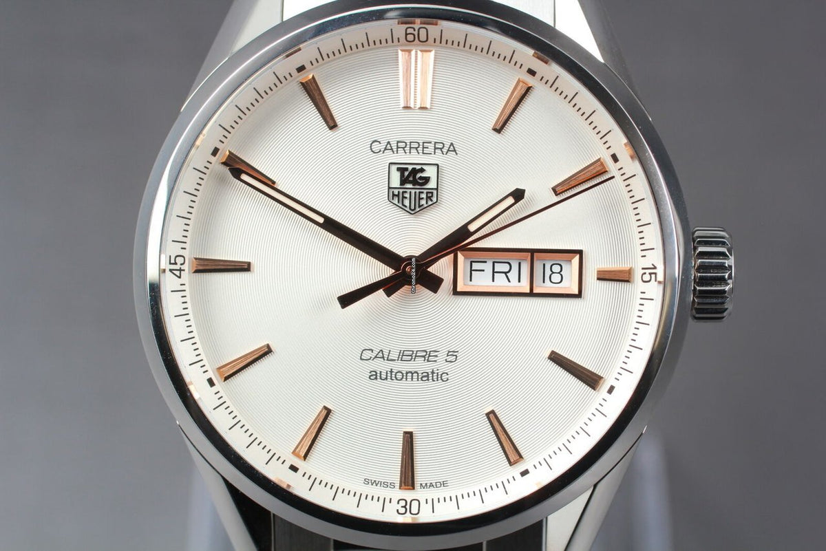  Shop Authentic Tag Heuer Carrera White Dial Watch for Men - WAR201D.BA0723 - Luxxuri