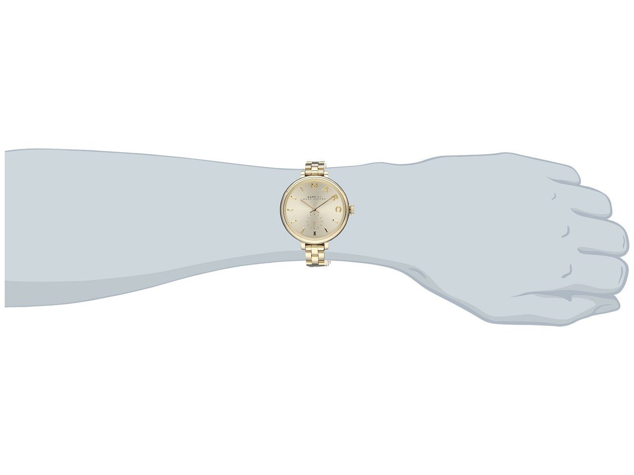  Shop Authentic Marc Jacobs Baker White Dial Gold Steel Strap Watch for Women - MBM3243 - Luxxuri