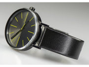  Shop Authentic Calvin Klein Boost Black Dial Black Leather Strap Watch for Men - K7Y214CL - Luxxuri