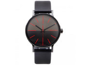  Shop Authentic Calvin Klein Boost Black Dial Black Leather Strap Watch for Men - K7Y214CY - Luxxuri