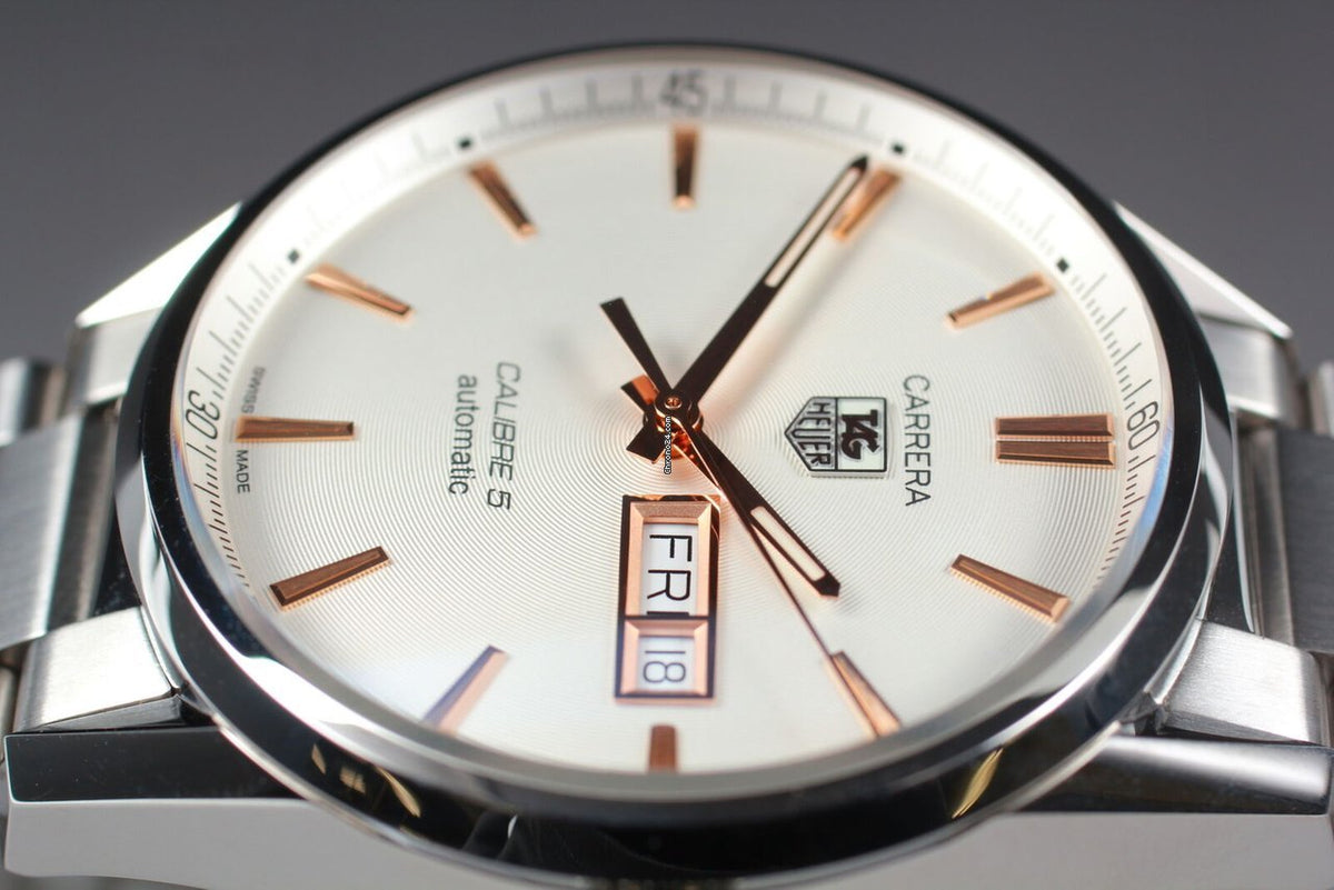  Shop Authentic Tag Heuer Carrera White Dial Watch for Men - WAR201D.BA0723 - Luxxuri