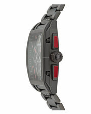  Shop Authentic Versace Dominus Chronograph Quartz Black Dial Black Steel Strap Watch For Men - VE6H00623 - Luxxuri