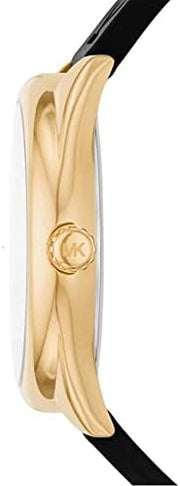  Shop Authentic Michael Kors Janelle Quartz Black Dial Black Rubber Strap Watch For Women - MK7313 - Luxxuri