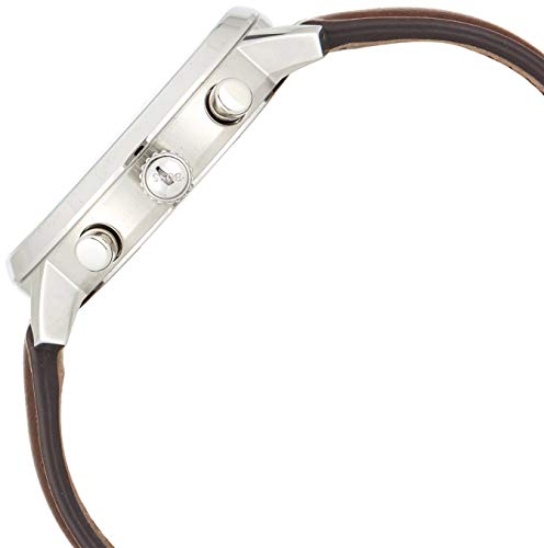  Shop Authentic Hugo Boss Attitude Blue Dial Brown Leather Strap Watch for Men - 1513606 - Luxxuri