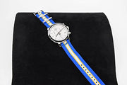  Shop Authentic Tissot Quickster Chronograph NBA Golden State Warriors White Dial Two Tone NATO Strap Watch for Men - T095.417.17.037.15 - Luxxuri