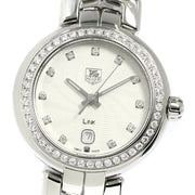  Shop Authentic Tag Heuer Link Diamonds Silver Dial Silver Steel Strap Watch for Women - WAT1414.BA0954 - Luxxuri