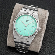  Shop Authentic Tissot PRX Quartz Light Green Dial Silver Steel Strap Watch for Men - T137.410.11.091.01 - Luxxuri