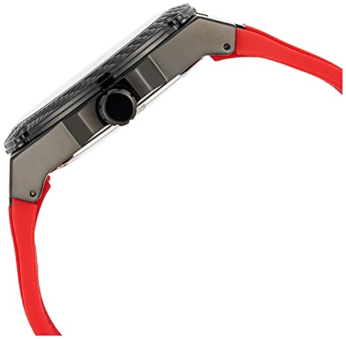  Shop Authentic Guess Legacy Black Dial Red Silicone Strap Watch for Men - W1049G6 - Luxxuri
