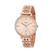  Shop Authentic Fossil Jacqueline Rose Gold Dial Rose Gold Steel Strap Watch for Women - ES3546 - Luxxuri