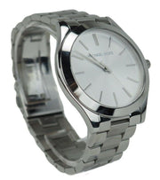  Shop Authentic Michael Kors Slim Runway Silver Dial Silver Stainless Steel Strap Watch for Women - MK3178 - Luxxuri