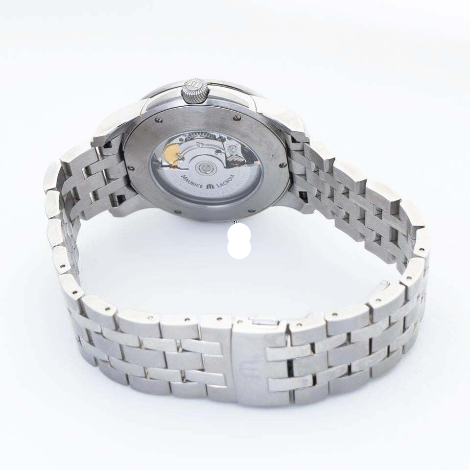  Shop Authentic Maurice Lacroix Pontos Date Silver Dial Silver Steel Strap Watch For Men - PT6148-SS002-131-1 - Luxxuri