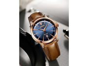  Shop Authentic Maserati Epoca Blue Dial Brown Leather Strap Watch For Men - R8851118001 - Luxxuri