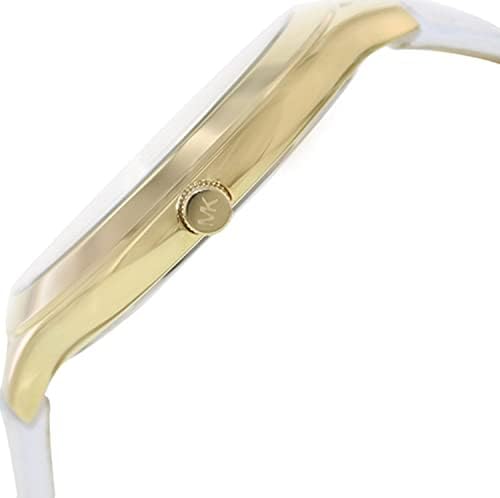  Shop Authentic Michael Kors Slim Runway White Dial White Leather Strap Watch For Women - MK2273 - Luxxuri