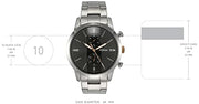  Shop Authentic Fossil Townsman Chronograph Grey Dial Silver Steel Strap Watch for Men - FS5407 - Luxxuri