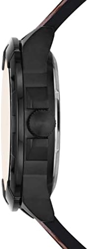  Shop Authentic Fossil Bronson Automatic Skeleton Black Dial Brown Leather Strap Watch for Men - ME3219 - Luxxuri