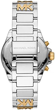  Shop Authentic Michael Kors Wren Chronograph Crystals Silver Two Tone Steel Strap Watch for Women - MK6953 - Luxxuri