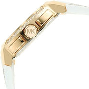  Shop Authentic Michael Kors Sydney Quartz White Dial White Leather Strap Watch For Women - MK7221 - Luxxuri