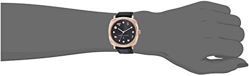 Shop Authentic Marc Jacobs Mandy Black Dial Black Leather Strap Watch for Women - MJ1565 - Luxxuri
