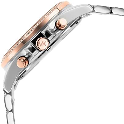  Shop Authentic Michael Kors Whitney Chronograph Silver Dial Two Tone Steel Strap Watch For Women - MK7225 - Luxxuri