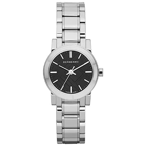  Shop Authentic Burberry The City Black Dial Silver Steel Strap Watch for Women - BU9201 - Luxxuri