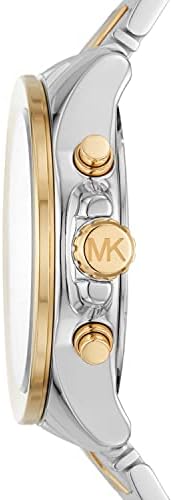  Shop Authentic Michael Kors Wren Chronograph Crystals Silver Two Tone Steel Strap Watch for Women - MK6953 - Luxxuri