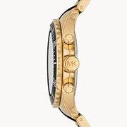  Shop Authentic Michael Kors Everest Chronograph Black Dial Two Tone Steel Strap Watch For Men - MK8979 - Luxxuri