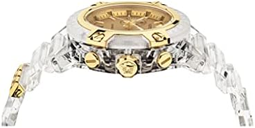  Shop Authentic Versace Icon Active Chronograph Gold Dial White Silicone Strap Watch for Men - VEZ700121 - Luxxuri