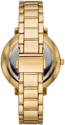  Shop Authentic Michael Kors Tibby Multifunction Analog Black Dial Gold Steel Strap Watch for Women - MK4684 - Luxxuri