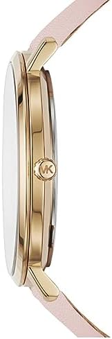  Shop Authentic Michael Kors Jaryn Quartz Gold Dial Pink Leather Strap Watch For Women - MK2471 - Luxxuri