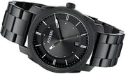  Shop Authentic Fossil Machine Black Dial Black Steel Strap Watch for Men - FS4775 - Luxxuri